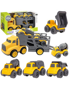 WOOPIE vilkiko rinkinys 4in1 statybinės transporto priemonės