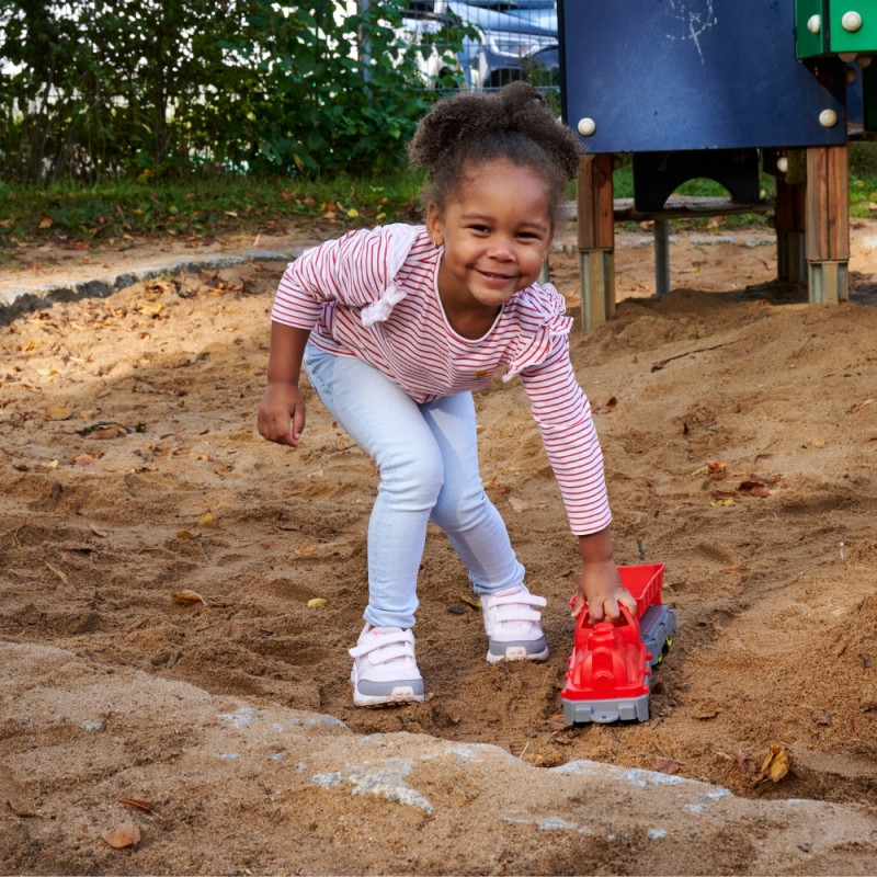 БОЛЬШОЙ игрушечный грузовой поезд с самосвальным конвейером