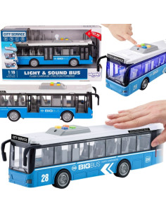 WOOPIE Interaktyvus elektrinis miesto autobusas 1:16