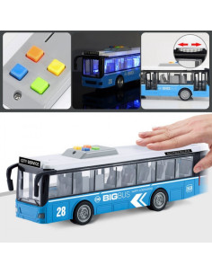 WOOPIE Interaktyvus elektrinis miesto autobusas 1:16 2