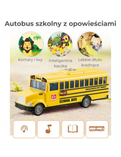 WOOPIE mokyklinis autobusas interaktyvus elektrinis 1:20 2