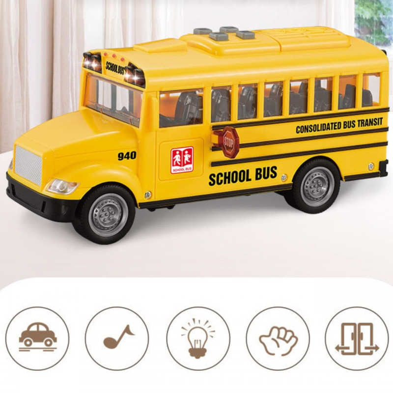 WOOPIE mokyklinis autobusas interaktyvus elektrinis 1:20
