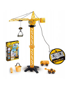 WOOPIE krano nuotoliniu būdu valdomas kranas 103 cm R/C ekskavatorius + 4 Akc.