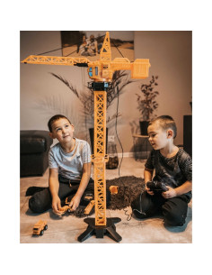 WOOPIE krano nuotoliniu būdu valdomas kranas 103 cm R/C ekskavatorius + 4 Akc. 2
