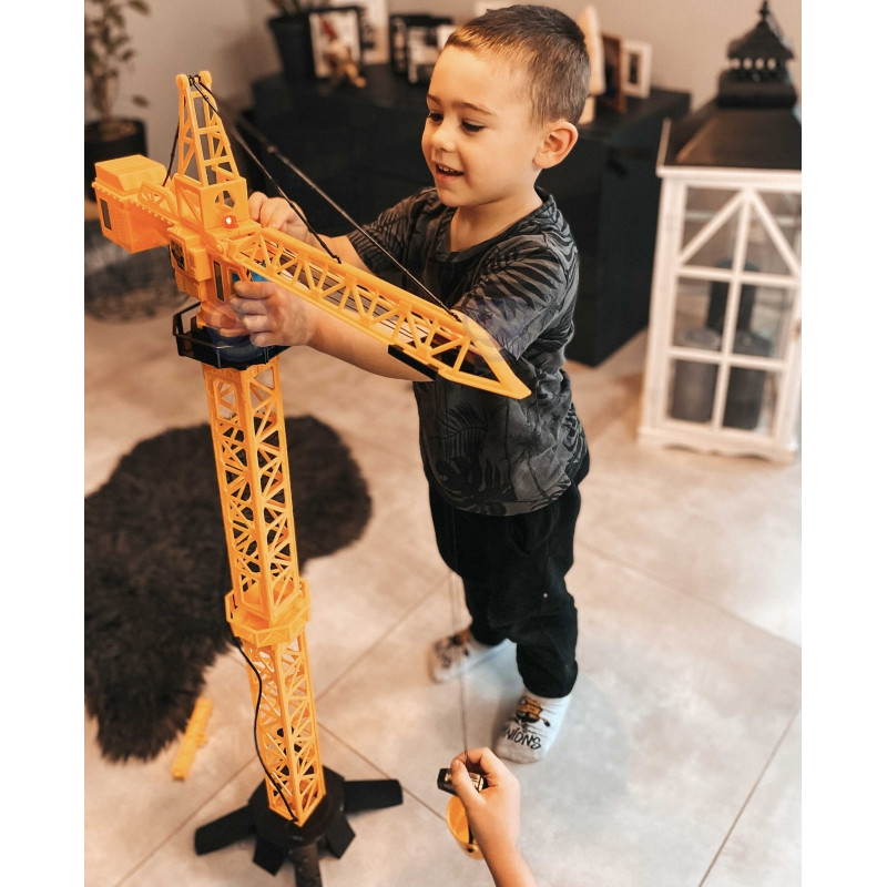 WOOPIE krano nuotoliniu būdu valdomas kranas 103 cm R/C ekskavatorius + 4 Akc.