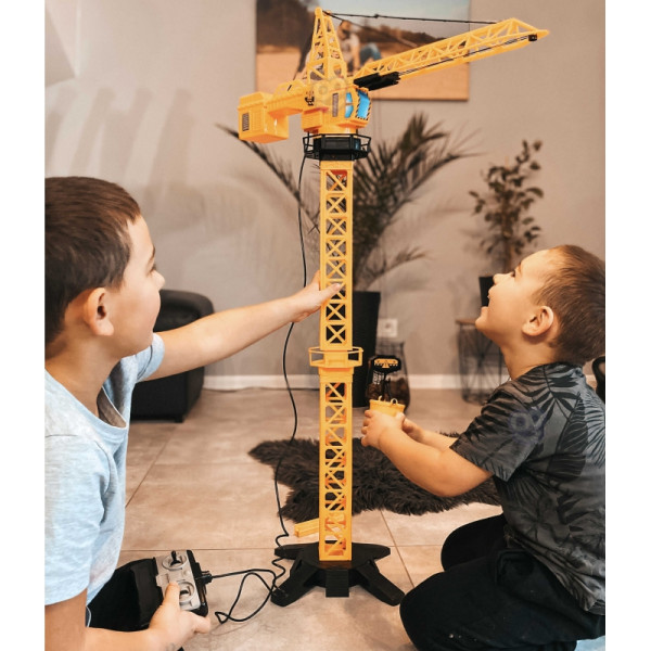 WOOPIE krano nuotoliniu būdu valdomas kranas 103 cm R/C ekskavatorius + 4 Akc. WOOPIE krano nuotoliniu būdu valdomas kranas 103 cm R/C ekskavatorius + 4 Akc.