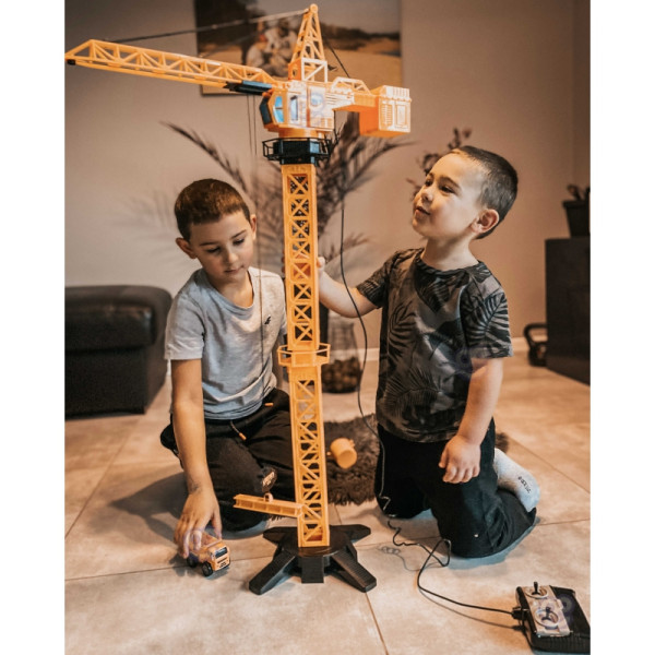 WOOPIE krano nuotoliniu būdu valdomas kranas 103 cm R/C ekskavatorius + 4 Akc. WOOPIE krano nuotoliniu būdu valdomas kranas 103 cm R/C ekskavatorius + 4 Akc.