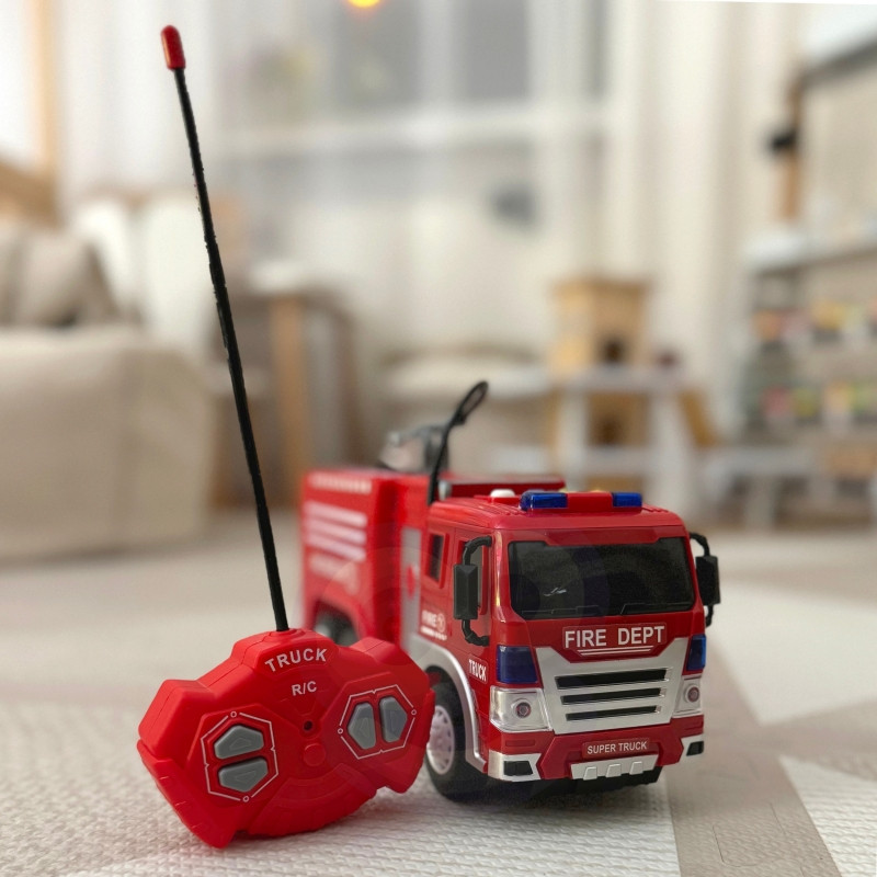 WOOPIE nuotolinio valdymo automatinio gaisrinės automobilio RC vandens purslų funkcija