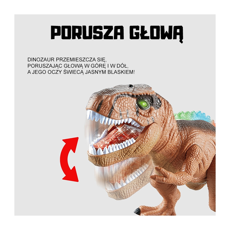 WOOPIE dinozaurų nuotolinio valdymo pultas RC robotas T-Rex