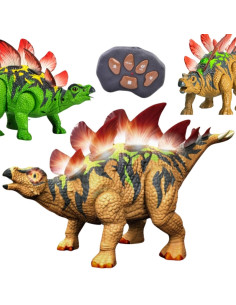 WOOPIE dinozaurų nuotolinio valdymo pultas RC robotas stegozauras