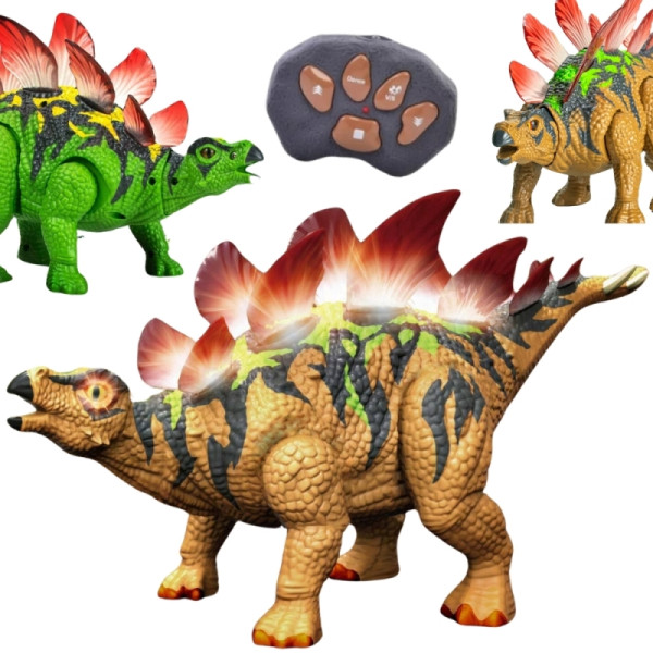WOOPIE dinozaurų nuotolinio valdymo pultas RC robotas stegozauras WOOPIE dinozaurų nuotolinio valdymo pultas RC robotas stegozauras