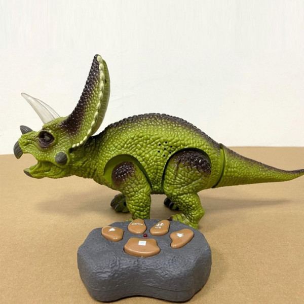 WOOPIE dinozaurų nuotolinio valdymo pultas RC robotas Triceratops WOOPIE dinozaurų nuotolinio valdymo pultas RC robotas Triceratops