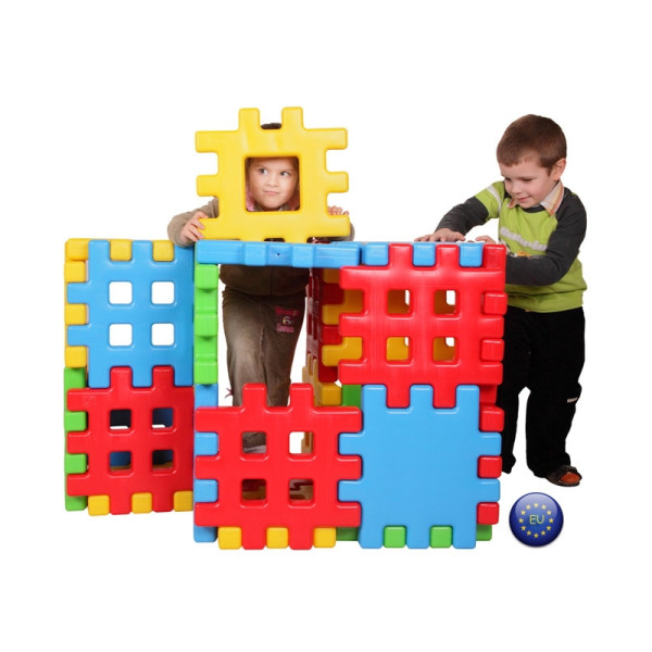 WOOPIE Educational Blocks Waffles Fence House