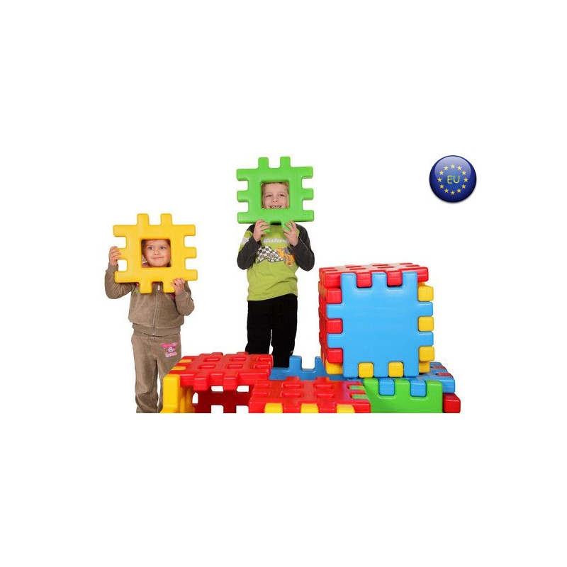 WOOPIE Educational Blocks Waffles Fence House