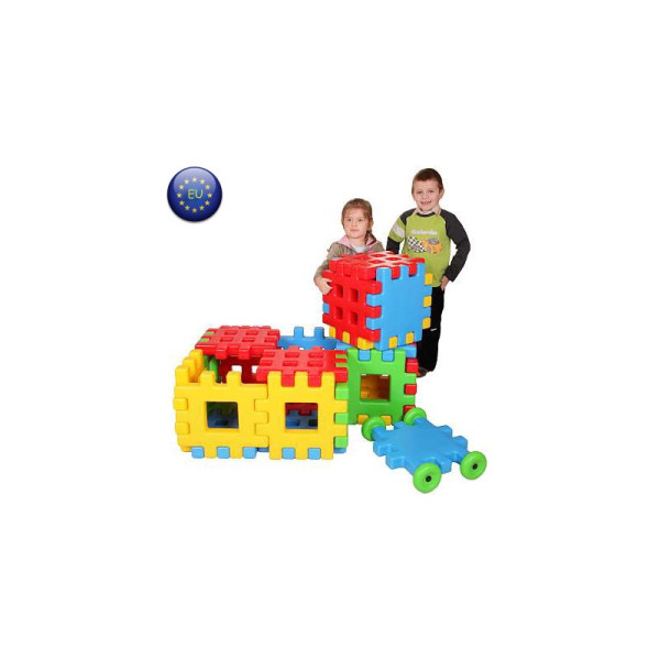 WOOPIE Educational Blocks Waffles Fence House