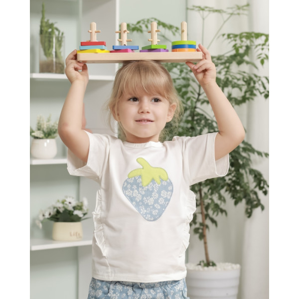 VIGA Medinės kaladėlės su Montessori formų rūšiavimo įrenginiu VIGA Medinės kaladėlės su Montessori formų rūšiavimo įrenginiu