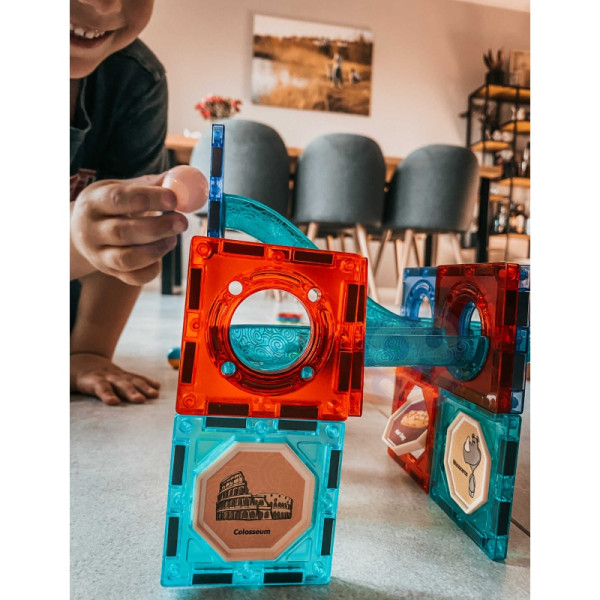 WOOPIE Магнитные блоки, шаровой трековый светильник, 49 шт.