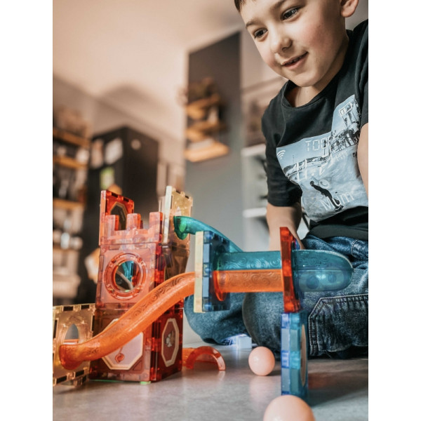 WOOPIE magnetiniai blokai Šviesos rutulinis takelis 49 vnt. WOOPIE magnetiniai blokai Šviesos rutulinis takelis 49 vnt.