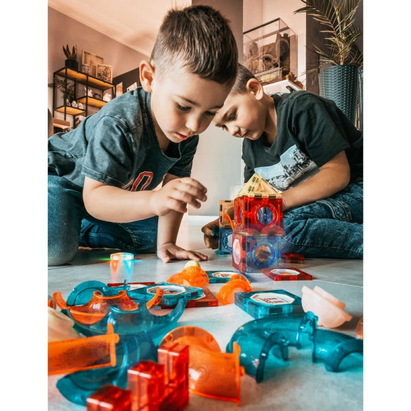 WOOPIE Магнитные блоки, шаровой трековый светильник, 49 шт.