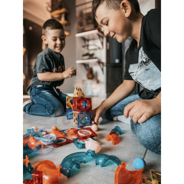 WOOPIE Магнитные блоки, шаровой трековый светильник, 49 шт.