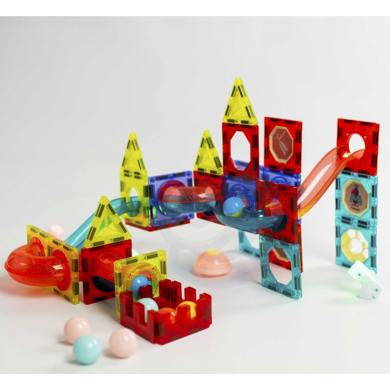WOOPIE magnetiniai blokai Light Ball Track 75 vnt.