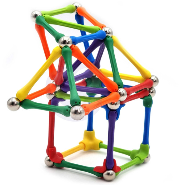 WOOPIE Magnetiniai statybiniai blokai Kūrybinė dėlionė 110 vnt. WOOPIE Magnetiniai statybiniai blokai Kūrybinė dėlionė 110 vnt.