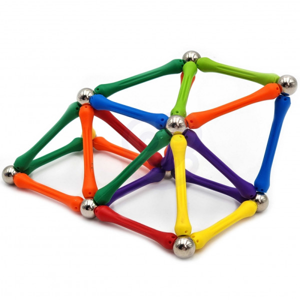WOOPIE Magnetiniai statybiniai blokai Kūrybinė dėlionė 110 vnt. WOOPIE Magnetiniai statybiniai blokai Kūrybinė dėlionė 110 vnt.