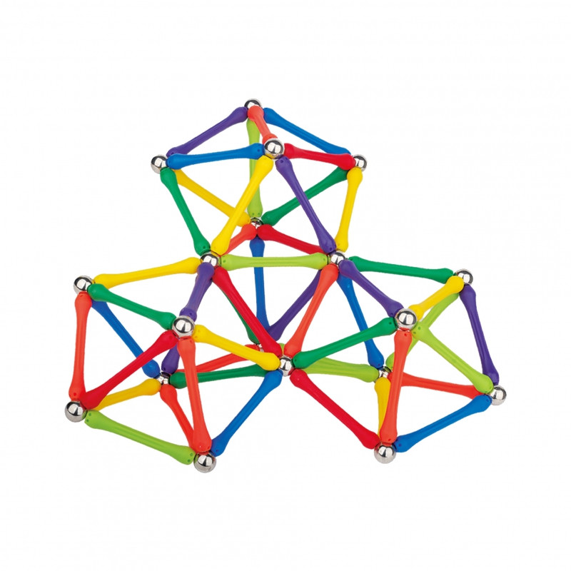 WOOPIE Magnetiniai statybiniai blokai Kūrybinė dėlionė 180 vnt.