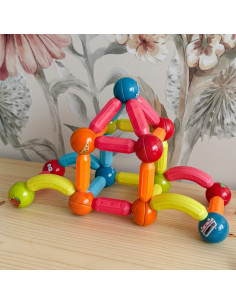 WOOPIE magnetiniai mokomieji blokai 76 vnt. 2