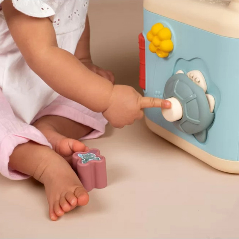 SMOBY Little Sensory Activity Cube для детей, сортировщик-лабиринт 13-в-1