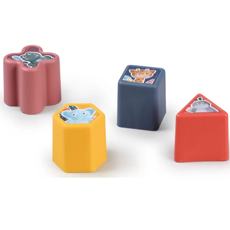 SMOBY Little Sensory Activity Cube для детей, сортировщик-лабиринт 13-в-1