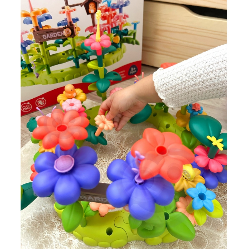 WOOPIE Montessori stebuklingi sodo statybiniai blokai XXL 93 vnt.