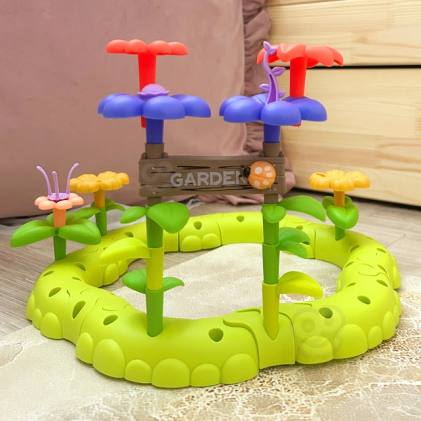 WOOPIE Montessori stebuklingi sodo statybiniai blokai XXL 93 vnt. WOOPIE Montessori stebuklingi sodo statybiniai blokai XXL 93 vnt.