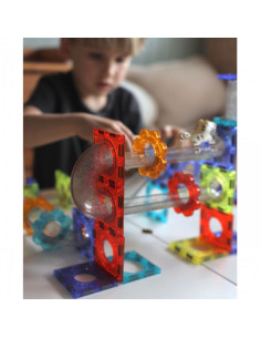 WOOPIE magnetiniai blokai Animal Paradise kamuoliukų takelis 104 vnt. 2