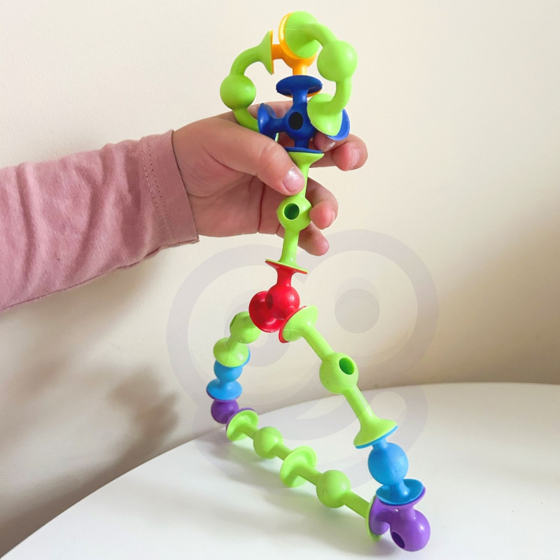 WOOPIE statybiniai blokai su siurbtukais - Wacky Pets