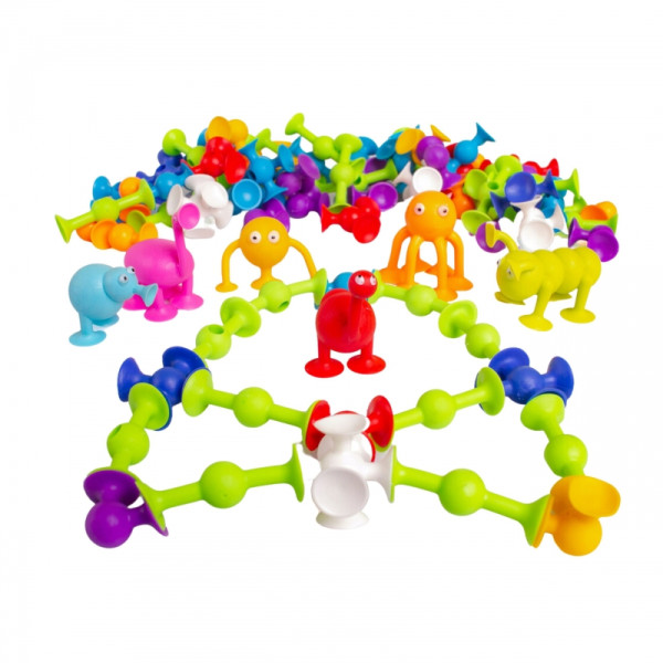 WOOPIE statybiniai blokai su siurbtukais - Wacky Pets WOOPIE statybiniai blokai su siurbtukais - Wacky Pets