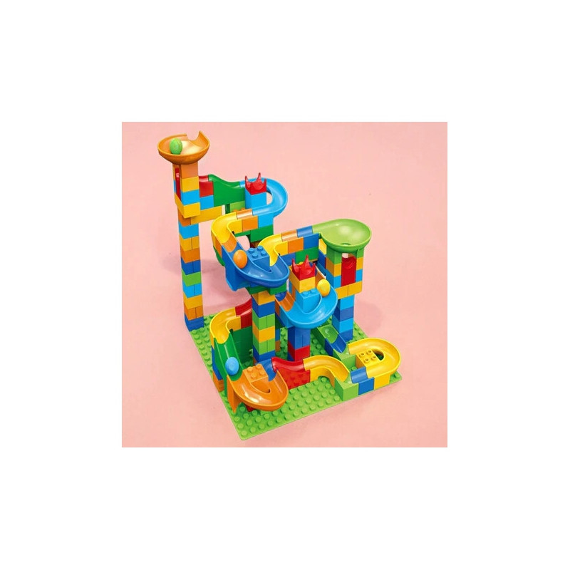 WOOPIE Ball Track Ball Track Ball Track Ball Track Ball Slide for Balls Construction 340 vnt.