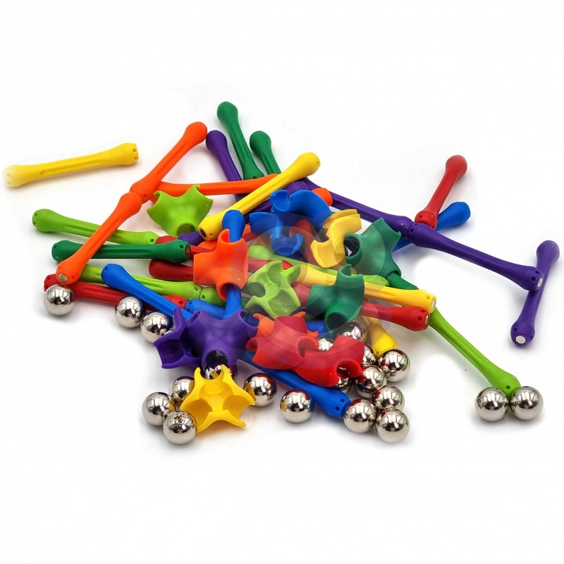 WOOPIE magnetiniai statybiniai blokai dėlionės 110 el._4SZT