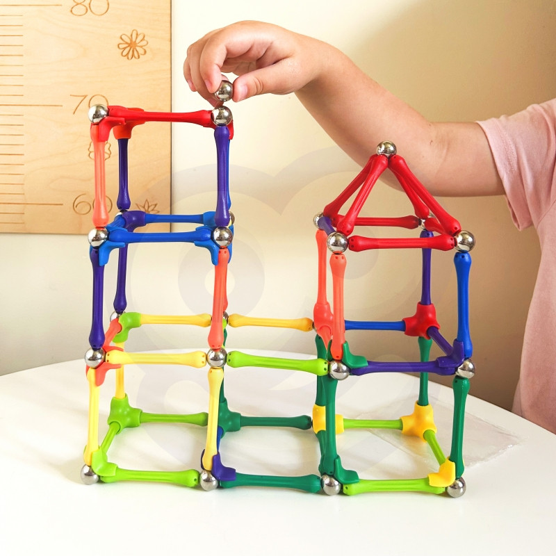 Магнитные конструкторы WOOPIE, 110 шт., 8 шт.