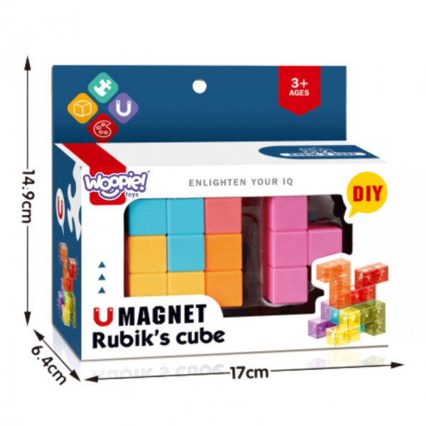 WOOPIE magnetinis Tetris kubas galvosūkis WOOPIE magnetinis Tetris kubas galvosūkis
