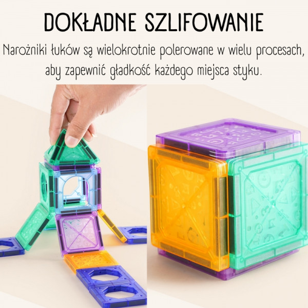 WOOPIE Magnetiniai statybiniai blokai 3D edukacinis rinkinys pilies transporto priemonėms110vnt. WOOPIE Magnetiniai statybiniai blokai 3D edukacinis rinkinys pilies transporto priemonėms110vnt.