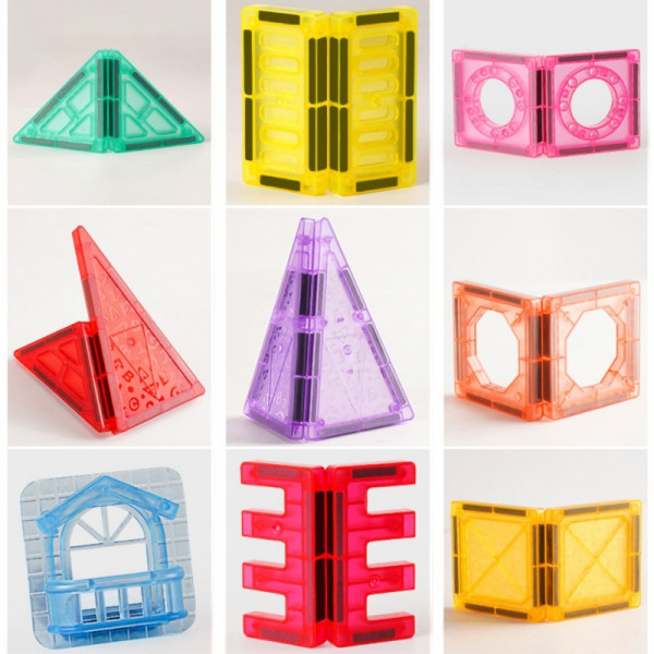 WOOPIE Magnetiniai statybiniai blokai 3D edukacinis rinkinys pilies transporto priemonėms110vnt. WOOPIE Magnetiniai statybiniai blokai 3D edukacinis rinkinys pilies transporto priemonėms110vnt.