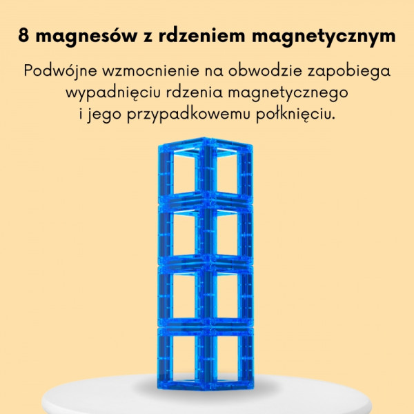 WOOPIE Magnetiniai statybiniai blokai 3D edukacinis rinkinys Mokymasis skaičiuoti 70 vnt. WOOPIE Magnetiniai statybiniai blokai 3D edukacinis rinkinys Mokymasis skaičiuoti 70 vnt.