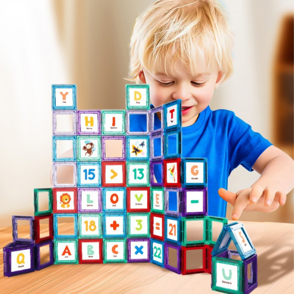 WOOPIE Magnetiniai statybiniai blokai 3D edukacinis rinkinys Mokymasis skaičiuoti 70 vnt. WOOPIE Magnetiniai statybiniai blokai 3D edukacinis rinkinys Mokymasis skaičiuoti 70 vnt.