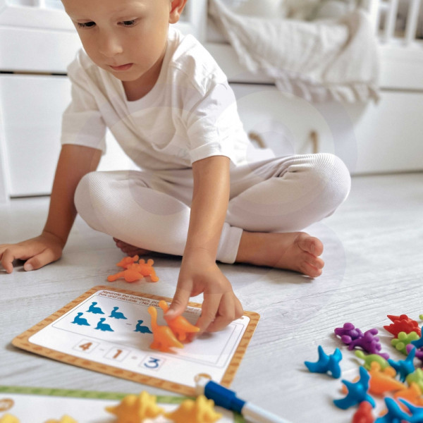 WOOPIE Montessori edukacinis rinkinys Mokymasis skaičiuoti Spalvų rūšiuotojas Gyvūnai 83 vnt. WOOPIE Montessori edukacinis rinkinys Mokymasis skaičiuoti Spalvų rūšiuotojas Gyvūnai 83 vnt.