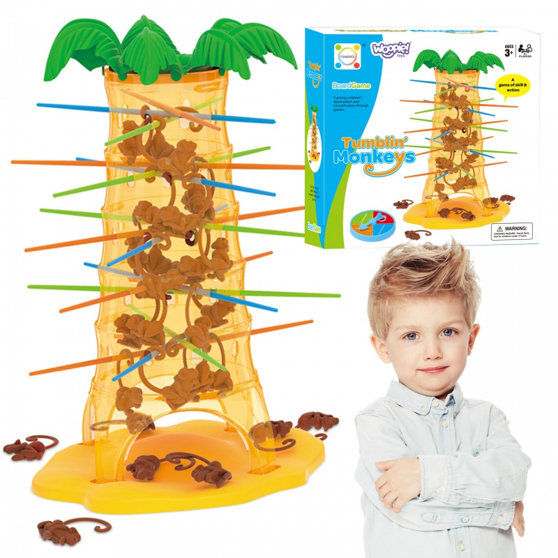 WOOPIE Falling Monkeys Arcade žaidimas 3+