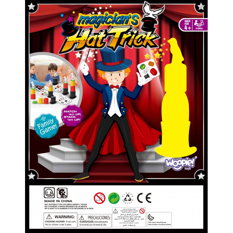 WOOPIE Magic Tricks žaidimas su Hat Little Magician 4+