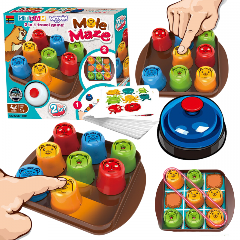 WOOPIE IQ 2in1 Tic-Tac-Toe logikos žaidimas