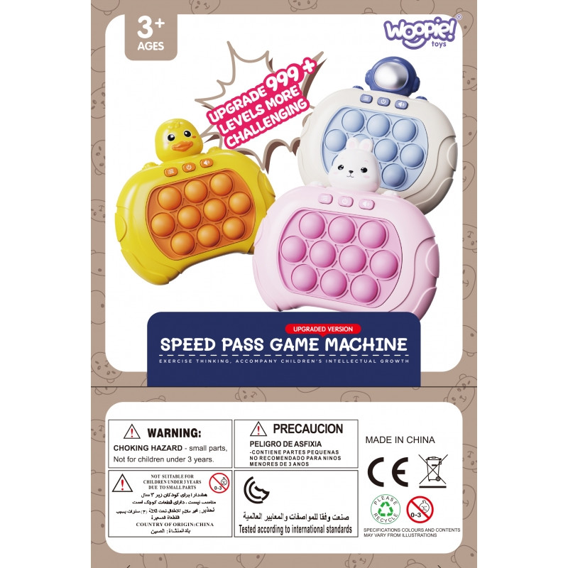 Игра WOOPIE POP IT Интерактивная антистрессовая аркада Astronaut