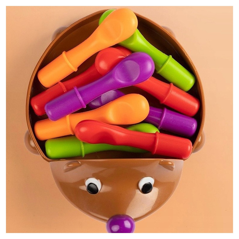 WOOPIE arkadinis žaidimas Ežiukas rūšiuotojas Montessori mokymosi numeriai ir spalvos 4in1